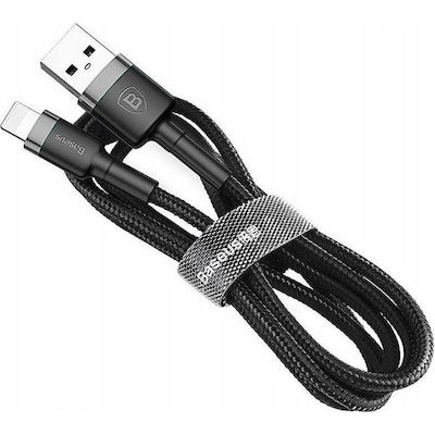 Baseus Braided USB to Lightning Cable Black 1m (CALKLF-BG1)